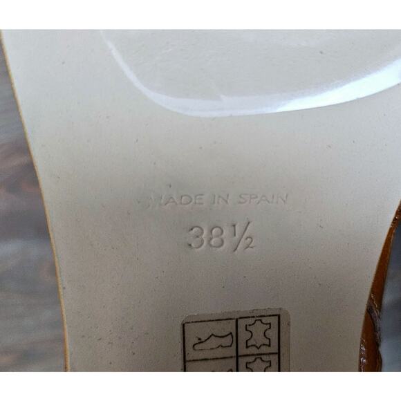 Free People Ruby Shine Cognac Block Heel Ankle Booties - Picture 7 of 11